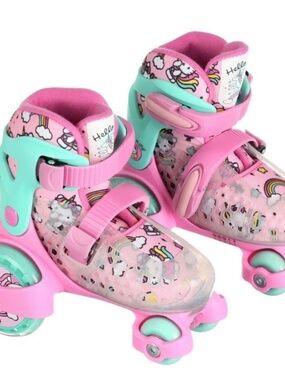 Hello Kitty EZ Roll Adjustable Roller Skates by Roller Derby, Size 11-2
